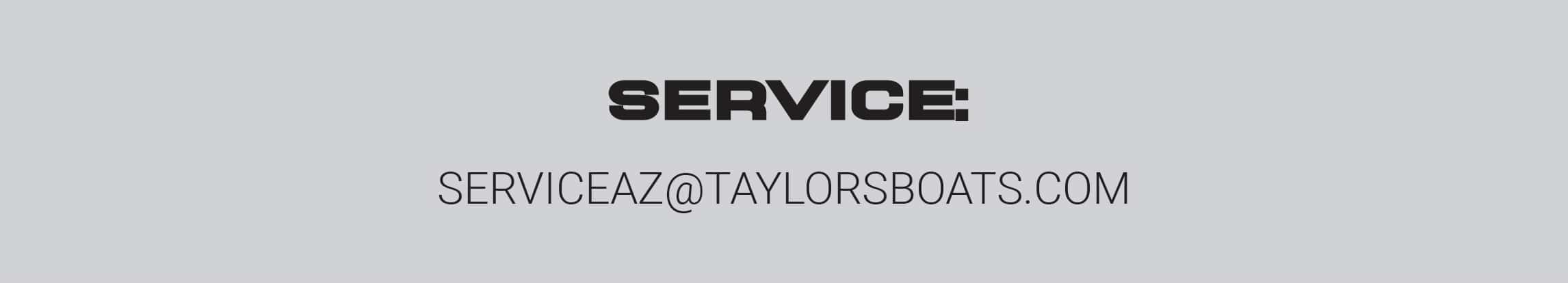 E-mail serviceaz@taylorsboats.com