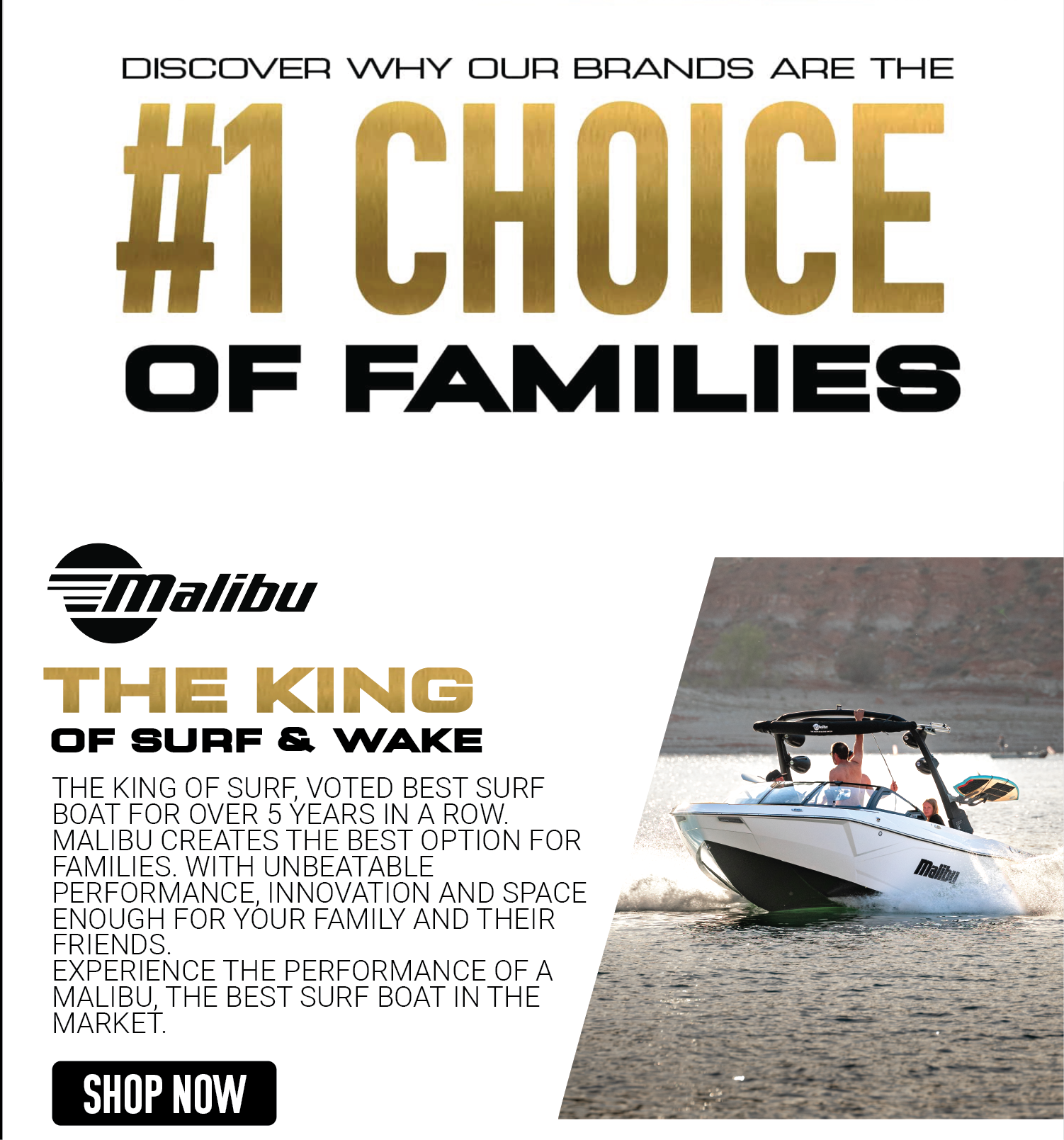 Malibu Boats - the best wake surf boat - the king of wake