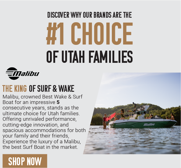 Malibu Boats - Best Wake Surf boat - King of wake surf - Utah Boat Show